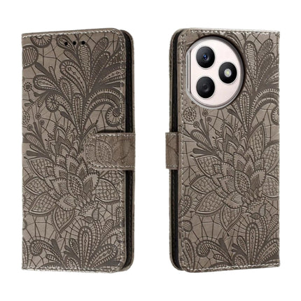 Lace Flower Embossing Flip Leather Phone Case, For Honor 100, For Honor X50i+