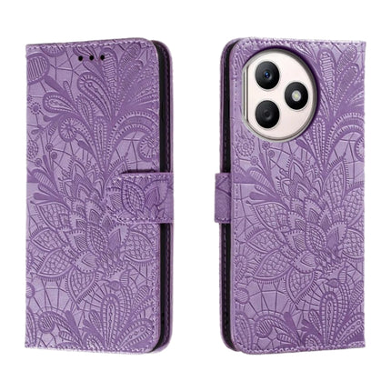 Lace Flower Embossing Flip Leather Phone Case, For Honor 100, For Honor X50i+
