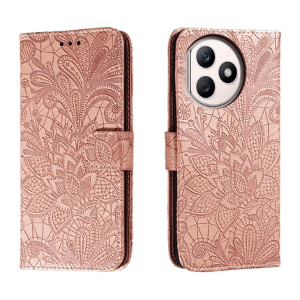 Lace Flower Embossing Flip Leather Phone Case, For Honor 100, For Honor X50i+