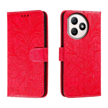 Lace Flower Embossing Flip Leather Phone Case, For Honor 100, For Honor X50i+