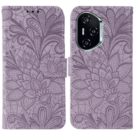 Lace Flower Embossing Flip Leather Phone Case, For Honor X6c 4G, For Honor 400 Pro Global 160.8mm, For Honor 400 Lite Global, For Honor 400 Global 156.5mm