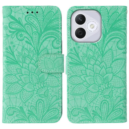 Lace Flower Embossing Flip Leather Phone Case, For Honor X6c 4G, For Honor 400 Pro Global 160.8mm, For Honor 400 Lite Global, For Honor 400 Global 156.5mm