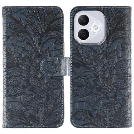 Lace Flower Embossing Flip Leather Phone Case, For Honor X6c 4G, For Honor 400 Pro Global 160.8mm, For Honor 400 Lite Global, For Honor 400 Global 156.5mm