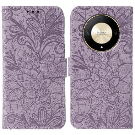 Lace Flower Embossing Flip Leather Phone Case, For Honor Magic6 Lite / X50 / X9b, For Honor X8B, For Honor 90 GT, For Honor 100 Pro