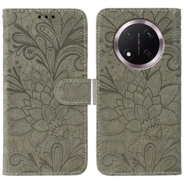 Lace Flower Embossing Flip Leather Phone Case, For Honor Magic7 Lite / X9c, For Honor Magic7 Pro, For Honor X7c / Play 60 Plus, For Honor 200 Lite Global