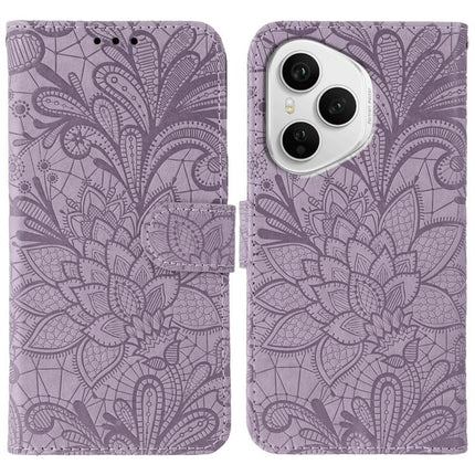Lace Flower Embossing Flip Leather Phone Case, For Honor X6c 4G, For Honor 400 Pro Global 160.8mm, For Honor 400 Lite Global, For Honor 400 Global 156.5mm
