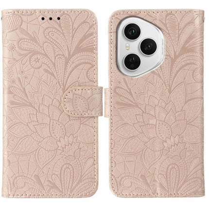 Lace Flower Embossing Flip Leather Phone Case, For Honor X6c 4G, For Honor 400 Pro Global 160.8mm, For Honor 400 Lite Global, For Honor 400 Global 156.5mm