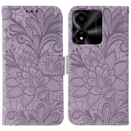 Lace Flower Embossing Flip Leather Phone Case, For Honor Magic8 Pro, For Honor Magic8, For Honor X7d 5G, For Honor X5c Plus