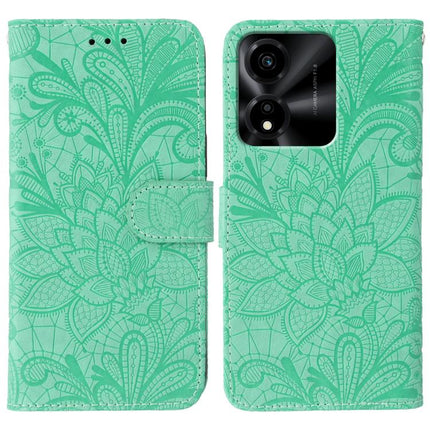 Lace Flower Embossing Flip Leather Phone Case, For Honor Magic8 Pro, For Honor Magic8, For Honor X7d 5G, For Honor X5c Plus