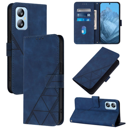 Crossbody 3D Embossed Flip Leather Phone Case, For Blackview Wave 6C, For Blackview Shark 8, For Blackview A53, For Blackview A52