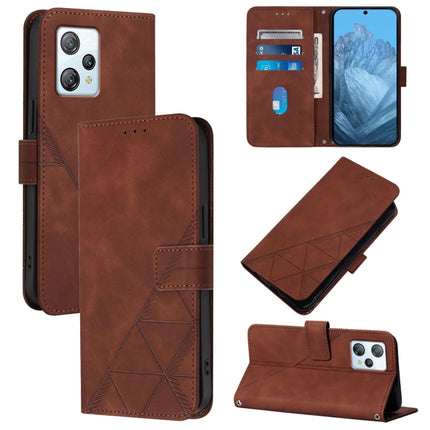 Crossbody 3D Embossed Flip Leather Phone Case, For Blackview Wave 6C, For Blackview Shark 8, For Blackview A53, For Blackview A52
