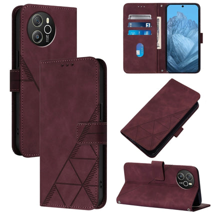 Crossbody 3D Embossed Flip Leather Phone Case, For Blackview Wave 6C, For Blackview Shark 8, For Blackview A53, For Blackview A52