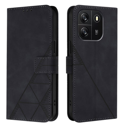Crossbody 3D Embossed Flip Leather Phone Case, For Blackview Wave 6C, For Blackview Shark 8, For Blackview A53, For Blackview A52