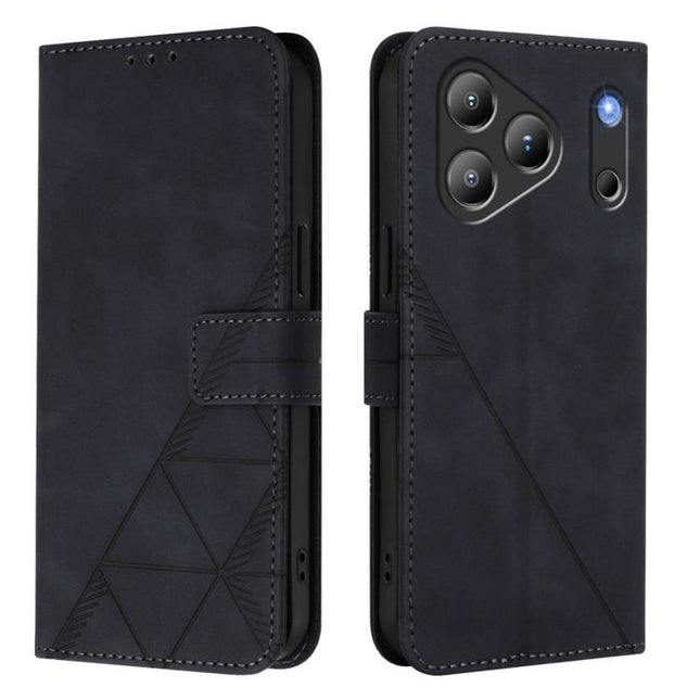 Crossbody 3D Embossed Flip Leather Phone Case, For Blackview Wave 7C, For Blackview Wave 10, For Blackview Shark 6, For Blackview Oscal Tiger 13