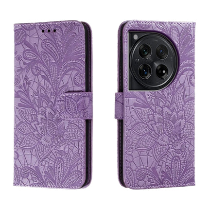 Lace Flower Embossing Flip Leather Phone Case, For OnePlus ACE 3, For OnePlus 12, For OnePlus Nord 3 5G / Ace 2V