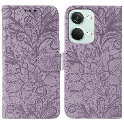 Lace Flower Embossing Flip Leather Phone Case, For OnePlus ACE 3, For OnePlus 12, For OnePlus Nord 3 5G / Ace 2V