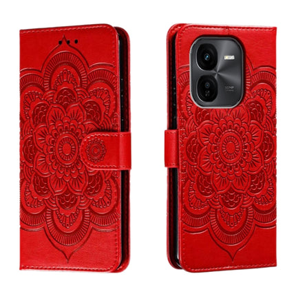 Sun Mandala Embossing Pattern Phone Leather Case, For vivo iQOO Z9X, For vivo S18e, For vivo S18