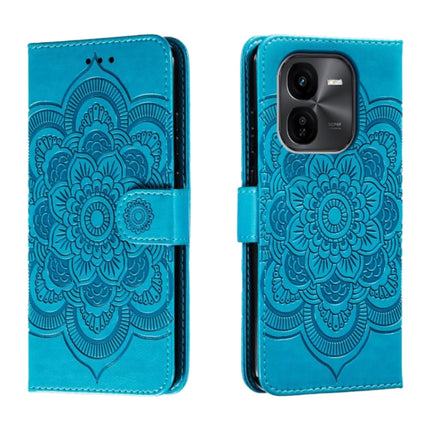 Sun Mandala Embossing Pattern Phone Leather Case, For vivo iQOO Z9X, For vivo S18e, For vivo S18
