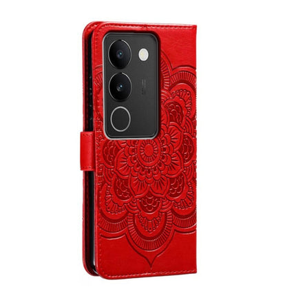 Sun Mandala Embossing Pattern Phone Leather Case, For vivo S17, For vivo S17e, For vivo iQOO Neo8