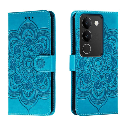 Sun Mandala Embossing Pattern Phone Leather Case, For vivo S17, For vivo S17e, For vivo iQOO Neo8
