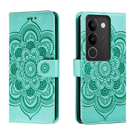 Sun Mandala Embossing Pattern Phone Leather Case, For vivo S17, For vivo S17e, For vivo iQOO Neo8