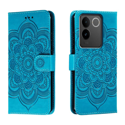 Sun Mandala Embossing Pattern Phone Leather Case, For vivo S17, For vivo S17e, For vivo iQOO Neo8
