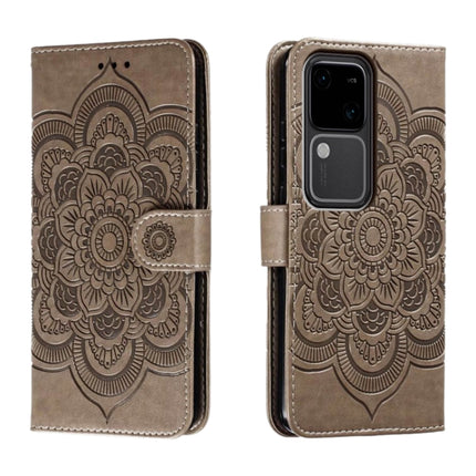 Sun Mandala Embossing Pattern Phone Leather Case, For vivo iQOO Z9X, For vivo S18e, For vivo S18