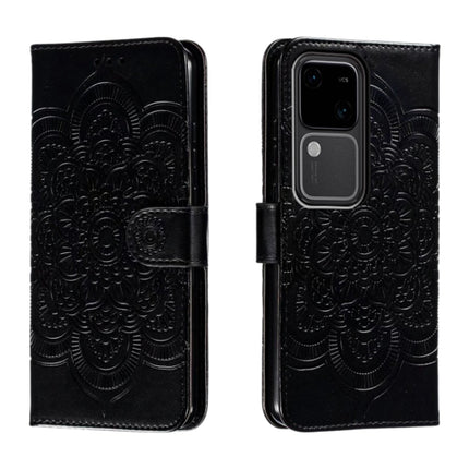 Sun Mandala Embossing Pattern Phone Leather Case, For vivo iQOO Z9X, For vivo S18e, For vivo S18