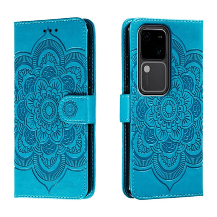 Sun Mandala Embossing Pattern Phone Leather Case, For vivo iQOO Z9X, For vivo S18e, For vivo S18