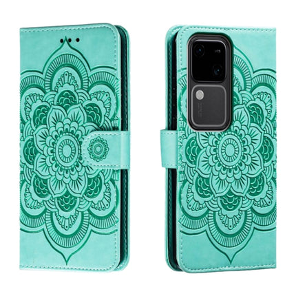 Sun Mandala Embossing Pattern Phone Leather Case, For vivo iQOO Z9X, For vivo S18e, For vivo S18
