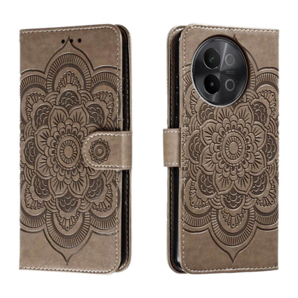 Sun Mandala Embossing Pattern Phone Leather Case, For vivo iQOO Z9X, For vivo S18e, For vivo S18