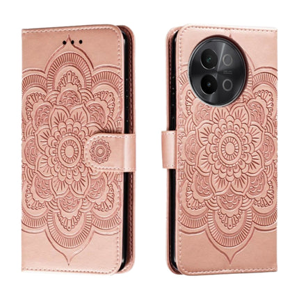 Sun Mandala Embossing Pattern Phone Leather Case, For vivo iQOO Z9X, For vivo S18e, For vivo S18
