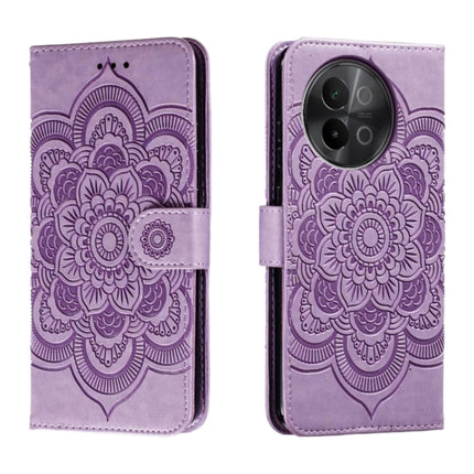 Sun Mandala Embossing Pattern Phone Leather Case, For vivo iQOO Z9X, For vivo S18e, For vivo S18
