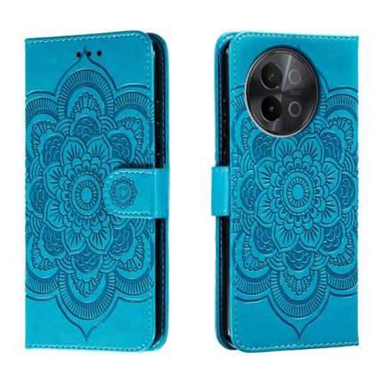 Sun Mandala Embossing Pattern Phone Leather Case, For vivo iQOO Z9X, For vivo S18e, For vivo S18