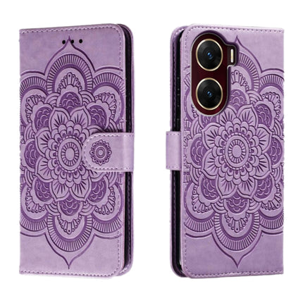 Sun Mandala Embossing Pattern Phone Leather Case, For vivo Y17S, For vivo V29e, For vivo Y35M+
