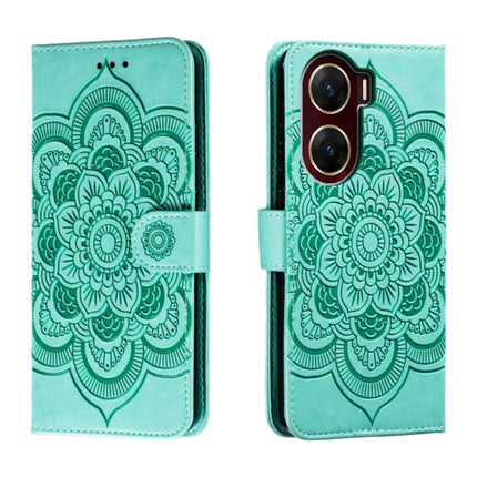 Sun Mandala Embossing Pattern Phone Leather Case, For vivo Y17S, For vivo V29e, For vivo Y35M+