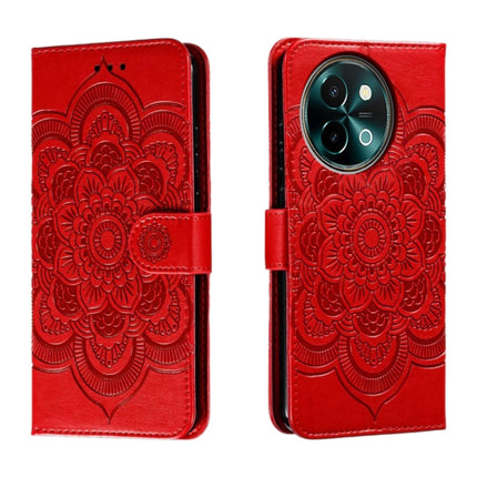 Sun Mandala Embossing Pattern Phone Leather Case, For vivo iQOO 15, For vivo Y500 5G, For vivo Y38
