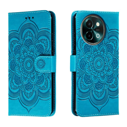 Sun Mandala Embossing Pattern Phone Leather Case, For vivo iQOO 15, For vivo Y500 5G, For vivo Y38