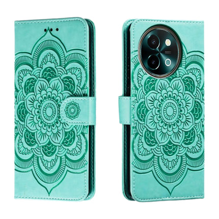 Sun Mandala Embossing Pattern Phone Leather Case, For vivo iQOO 15, For vivo Y500 5G, For vivo Y38