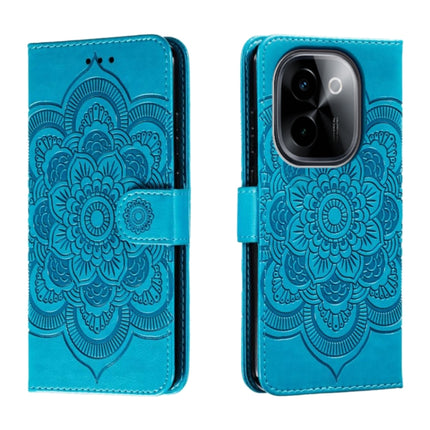 Sun Mandala Embossing Pattern Phone Leather Case, For vivo iQOO 12 Pro, For vivo iQOO 12, For vivo Y200 5G