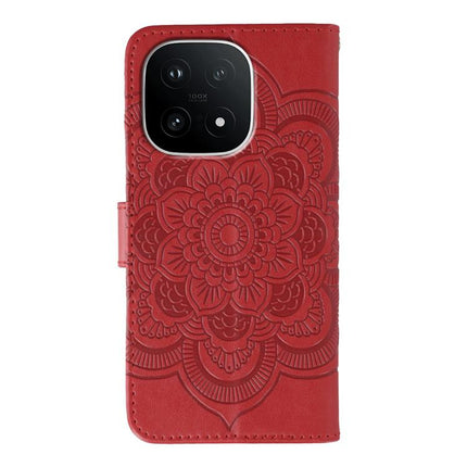 Sun Mandala Embossing Pattern Phone Leather Case, For vivo iQOO 15, For vivo Y500 5G, For vivo Y38