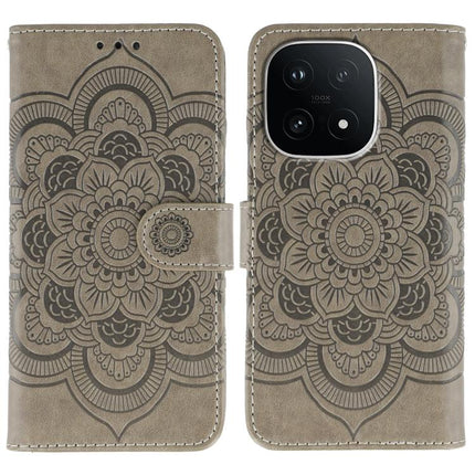 Sun Mandala Embossing Pattern Phone Leather Case, For vivo iQOO 15, For vivo Y500 5G, For vivo Y38