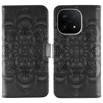 Sun Mandala Embossing Pattern Phone Leather Case, For vivo iQOO 15, For vivo Y500 5G, For vivo Y38