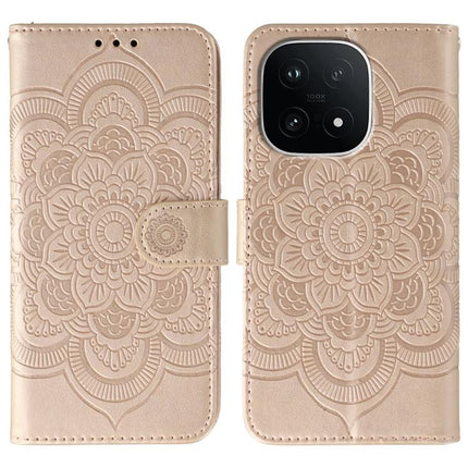 Sun Mandala Embossing Pattern Phone Leather Case, For vivo iQOO 15, For vivo Y500 5G, For vivo Y38