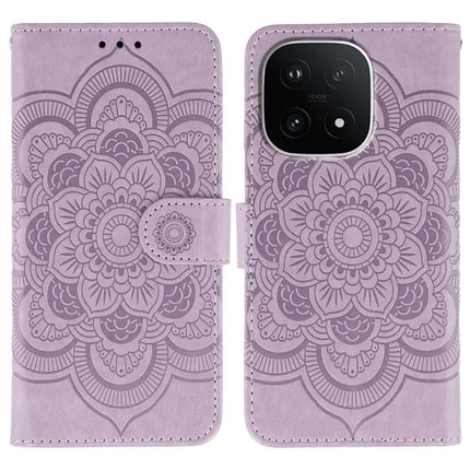 Sun Mandala Embossing Pattern Phone Leather Case, For vivo iQOO 15, For vivo Y500 5G, For vivo Y38