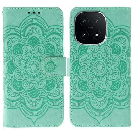 Sun Mandala Embossing Pattern Phone Leather Case, For vivo iQOO 15, For vivo Y500 5G, For vivo Y38