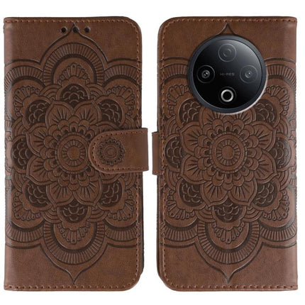 Sun Mandala Embossing Pattern Phone Leather Case, For vivo iQOO 15, For vivo Y500 5G, For vivo Y38