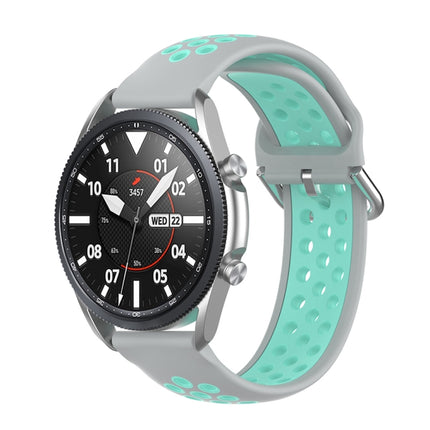 Silicone Sports Two-tone Strap, Size: Free Size 20mm, For Galaxy Watch 3 41mm