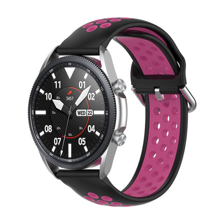 Silicone Sports Two-tone Strap, Size: Free Size 20mm, For Galaxy Watch 3 41mm