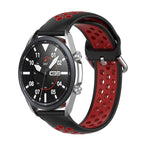 For Galaxy Watch 3 41mm / Black Red